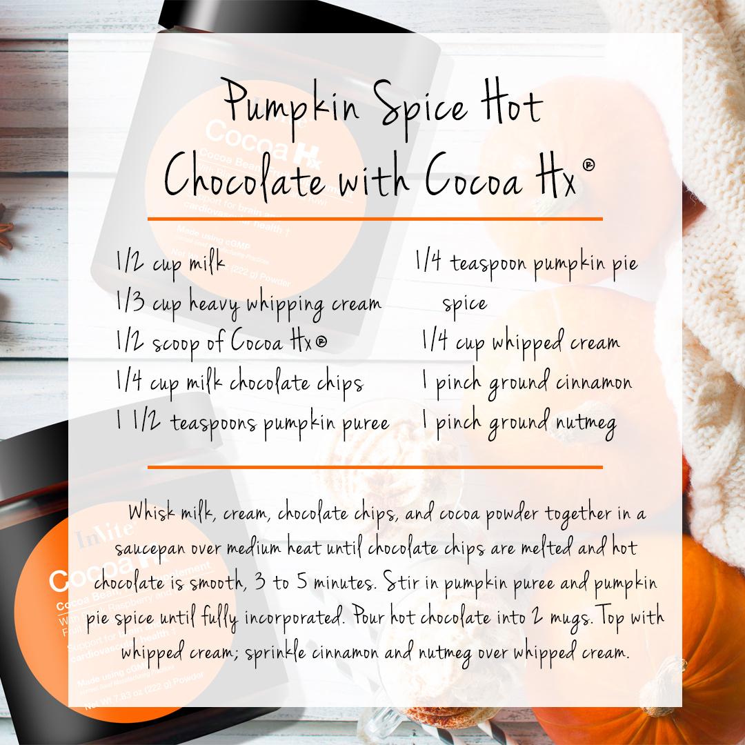 pumpkin spice hot chocolate