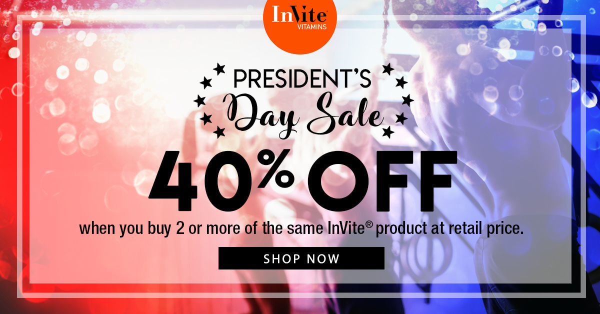 40% Off President’s Day Sale!