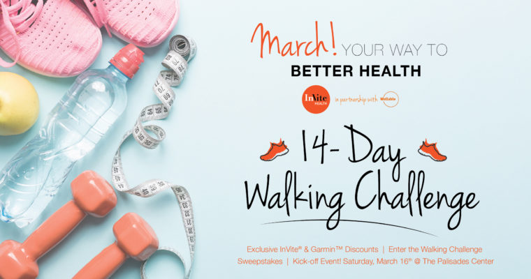 We Challenge You to Join The InVite® 14-Day Walking Challenge!