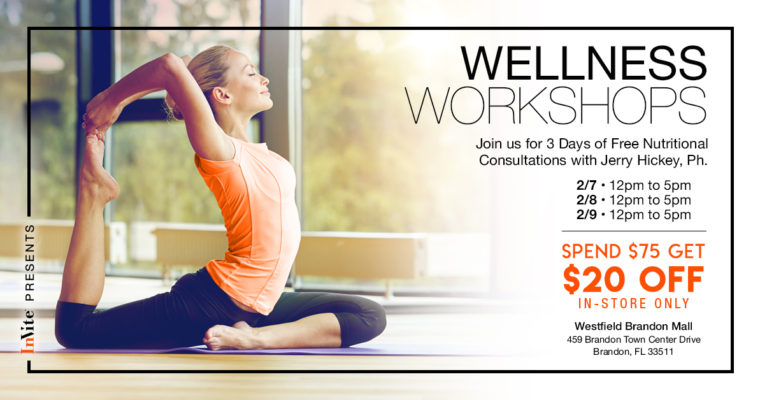 Jerry’s Wellness Workshop: Free Nutritional Consultation in Brandon, Florida!