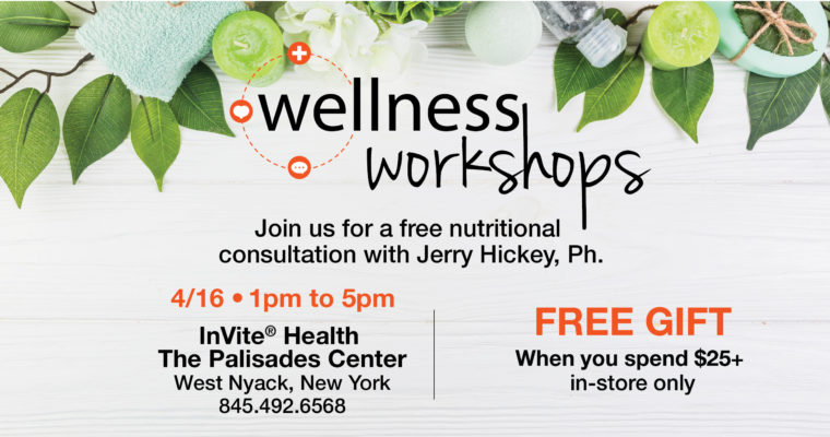 Free Nutritional Consultation with Jerry Hickey at the Palisades Center