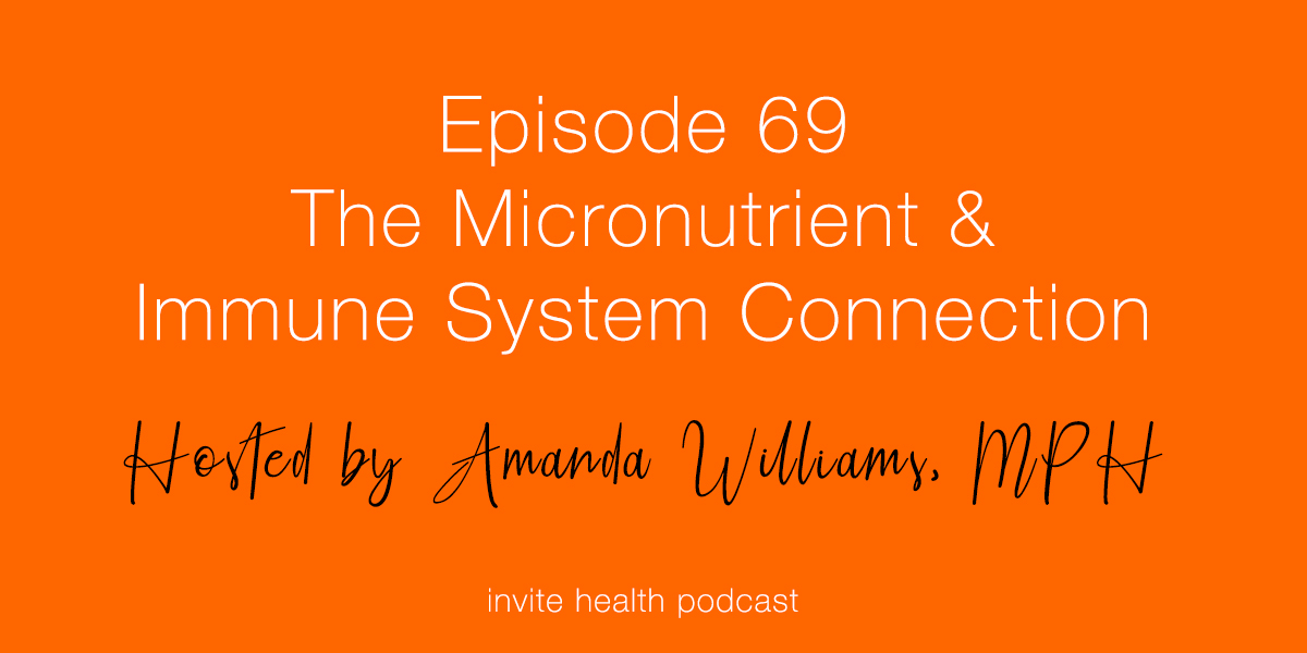 The Micronutrient & Immune System Connection – Invite Health Podcast, Episode 69