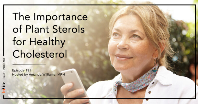 The Importance of Plant Sterols for Healthy Cholesterol – InVite Health Podcast, Episode 191