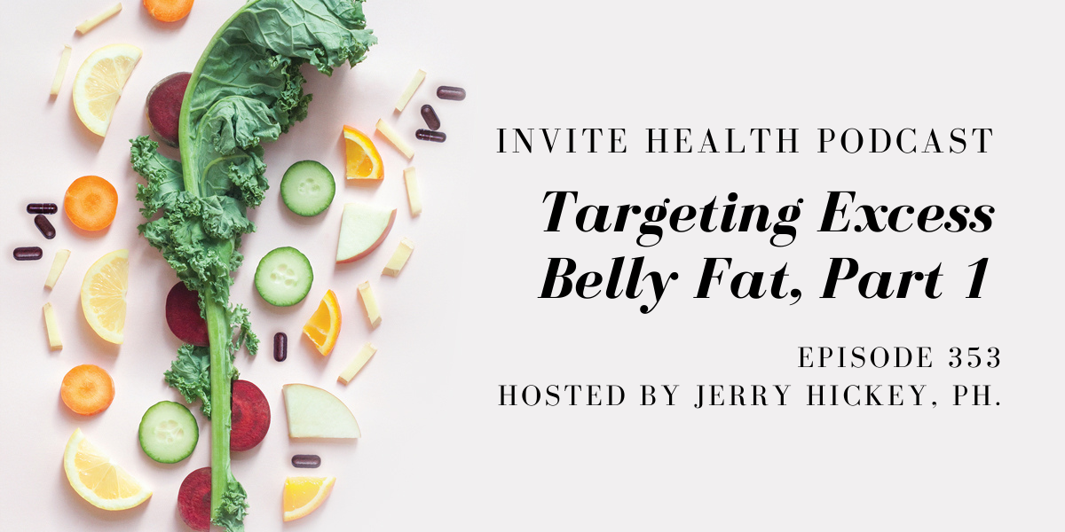 Targeting Excess Belly Fat, Part 1 – InVite Health Podcast, Episode 353