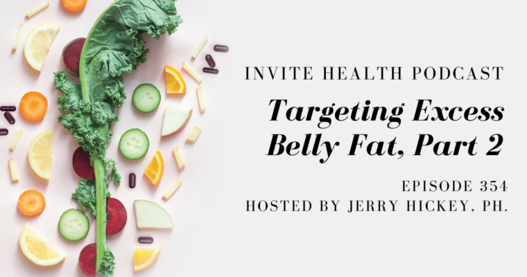 Targeting Excess Belly Fat, Part 2 – InVite Health Podcast, Episode 354