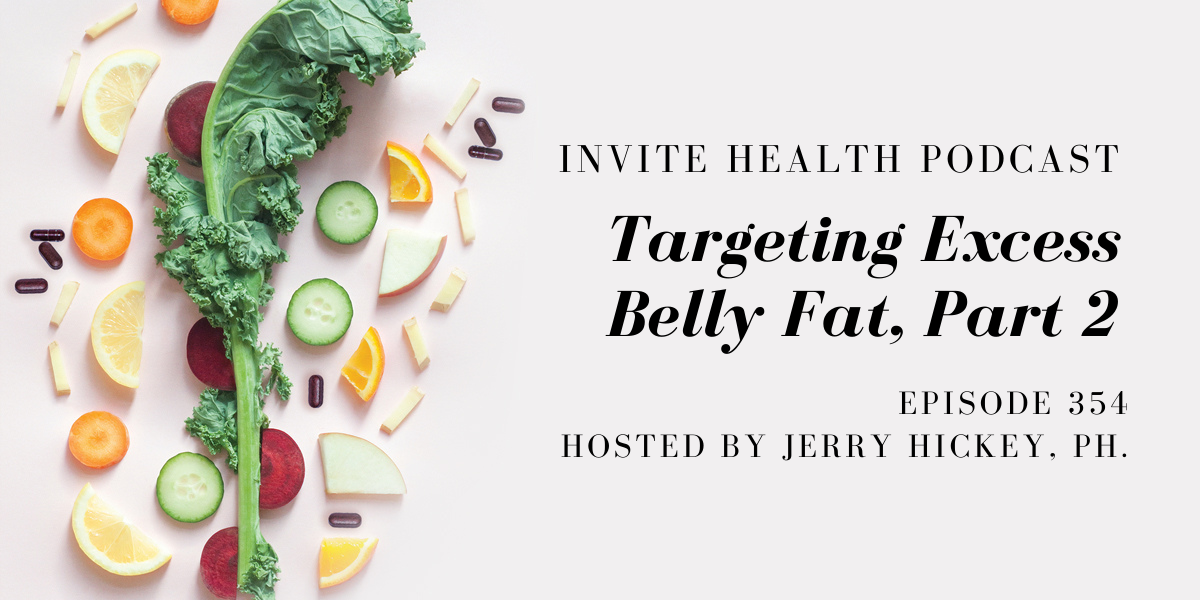 Targeting Excess Belly Fat, Part 2 – InVite Health Podcast, Episode 354