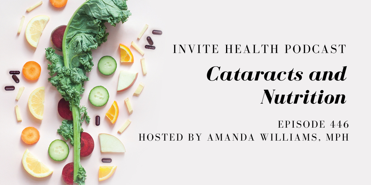 Cataracts and Nutrition – InVite Health Podcast, Episode 446