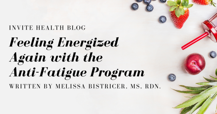 Feeling Energized Again with the Anti-Fatigue Program