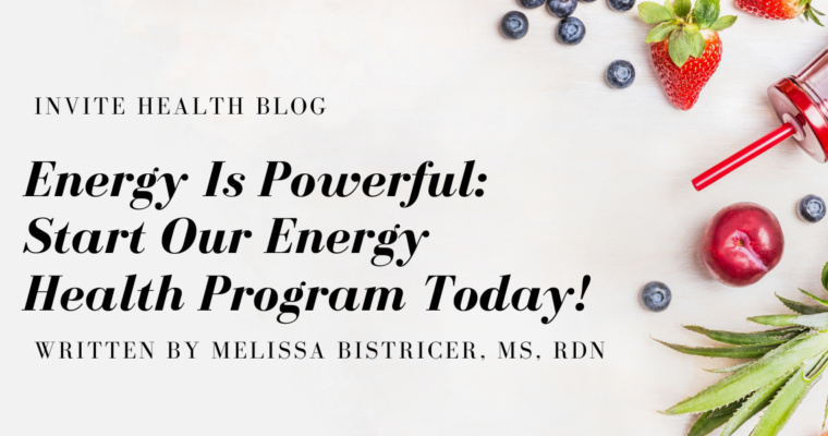 Energy Is Powerful: Start Our Energy Health Program Today!