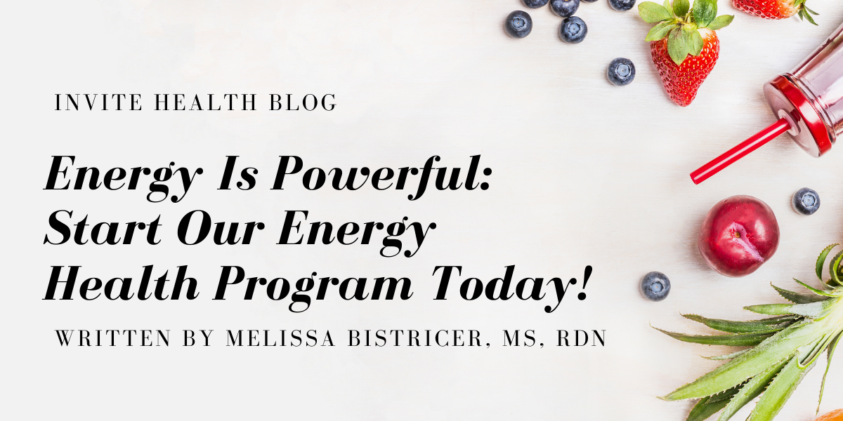 Energy Is Powerful: Start Our Energy Health Program Today!