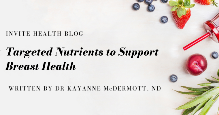 Targeted Nutrients to Support Breast Health