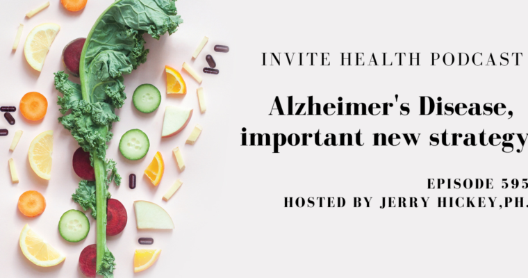 Alzheimer’s Disease, important new strategy. Invite Health Podcast, Episode 595